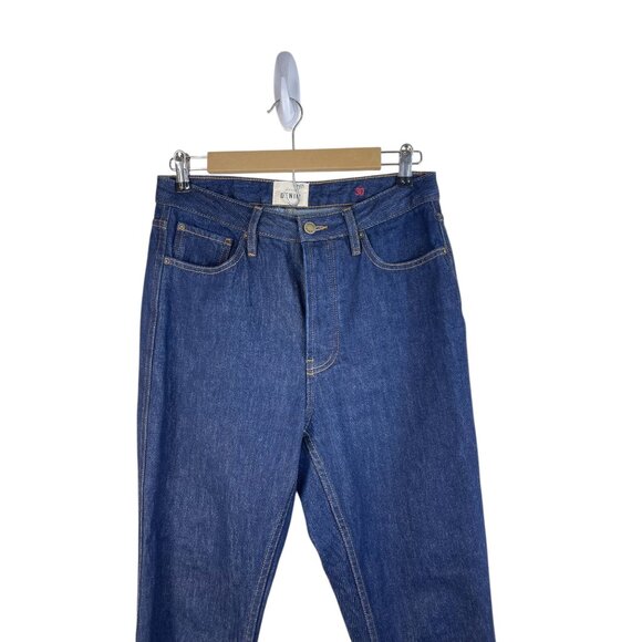 Sézane Womens Brut Sexy Slim-Fit Denim Jeans High-Waisted Size 30 Blue - Picture 3 of 16